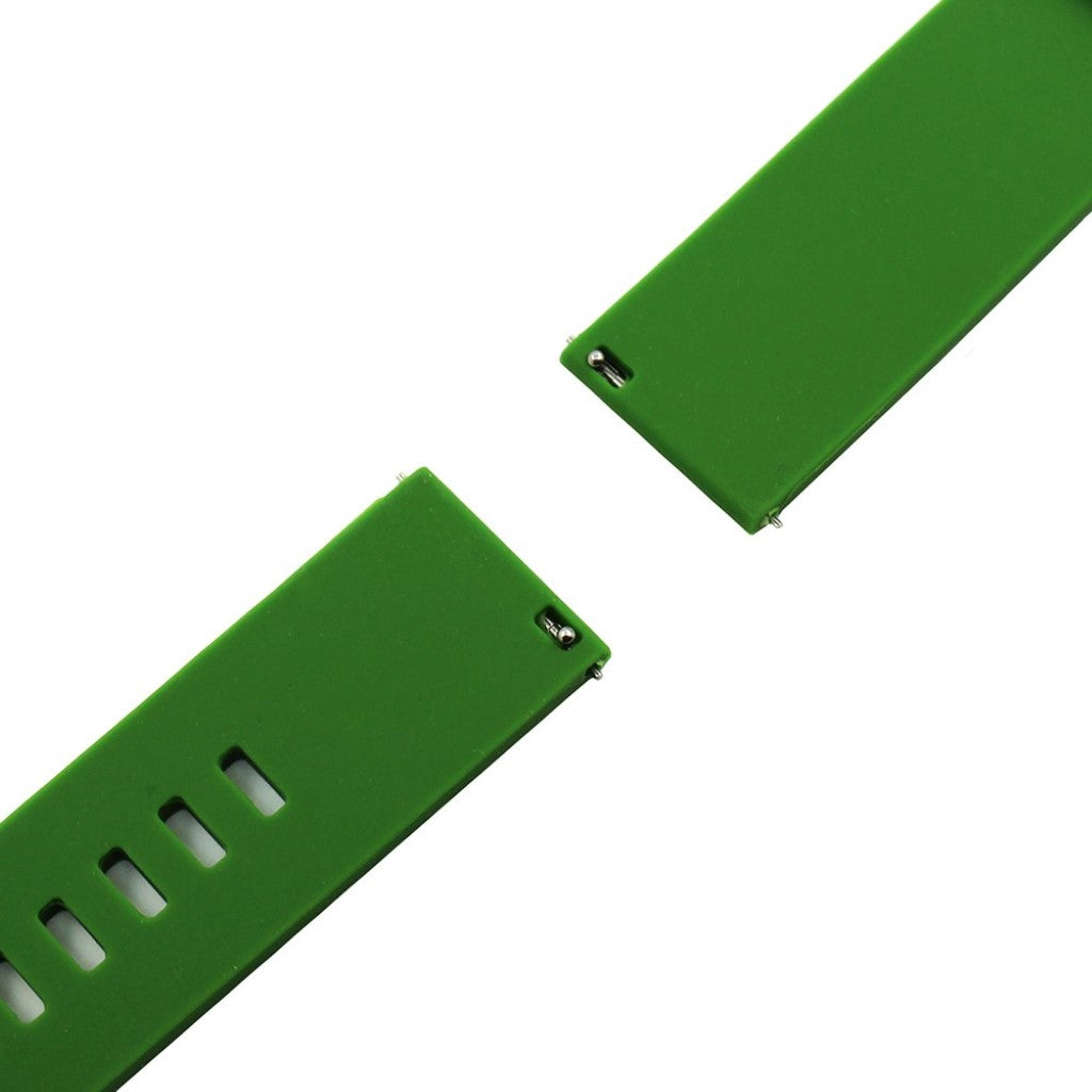 Rigtigt cool 22mm Silikone Rem - Grøn#serie_4