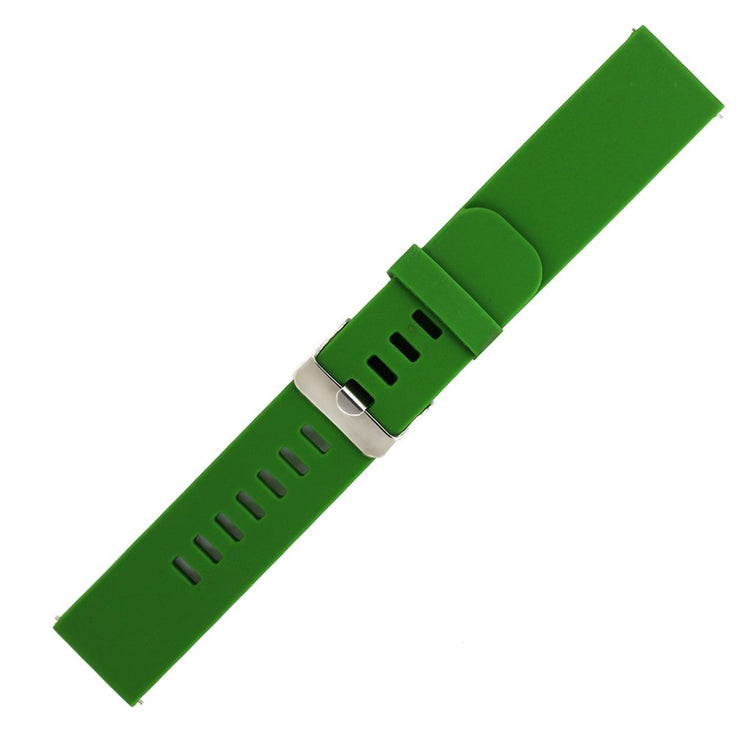 Rigtigt cool 22mm Silikone Rem - Grøn#serie_4