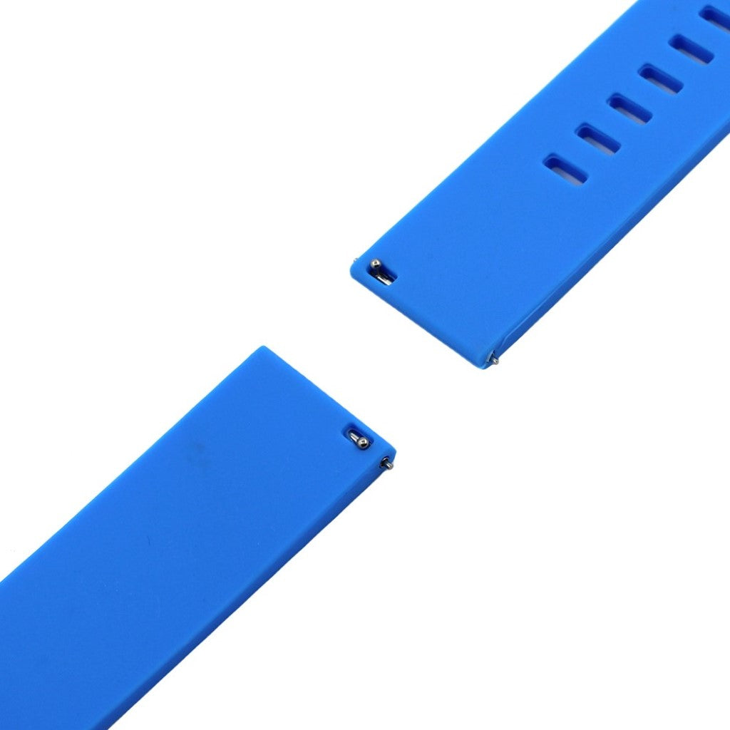 Rigtigt cool 22mm Silikone Rem - Blå#serie_5