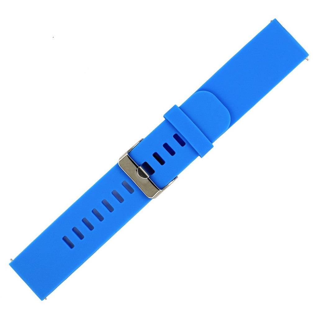Rigtigt cool 22mm Silikone Rem - Blå#serie_5