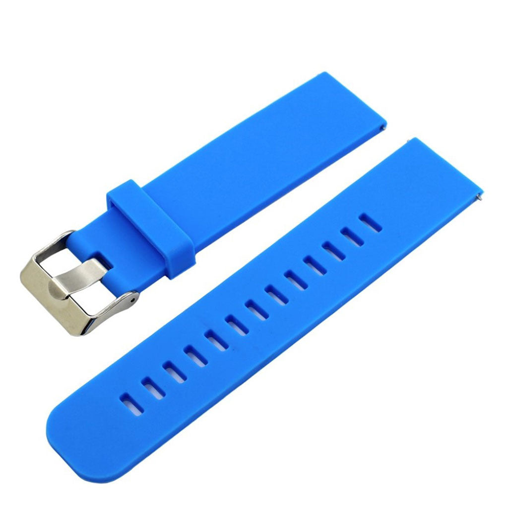 Rigtigt cool 22mm Silikone Rem - Blå#serie_5