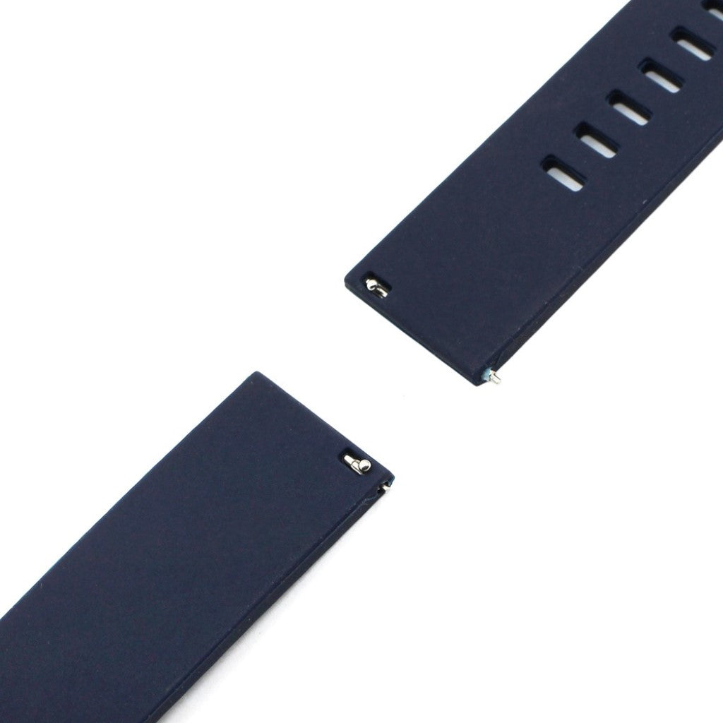Rigtigt cool 22mm Silikone Rem - Blå#serie_6