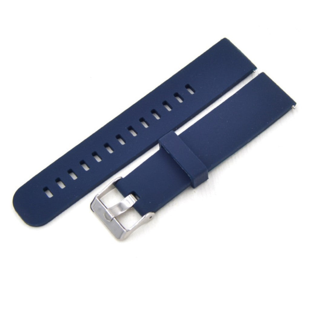 Rigtigt cool 22mm Silikone Rem - Blå#serie_6