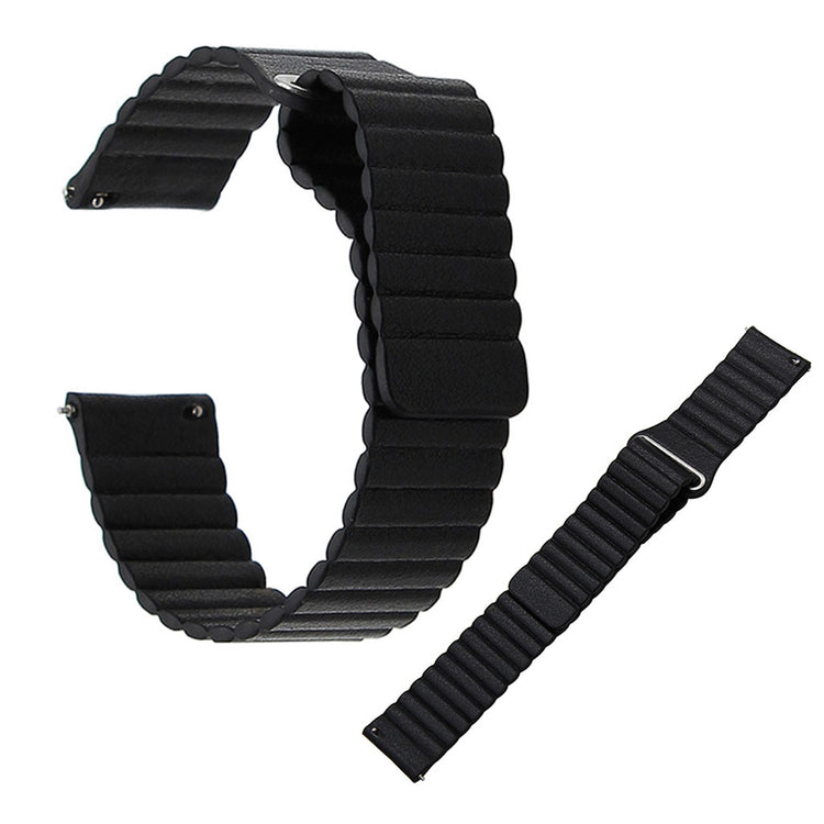 Samsung Gear S3 Classic / Frontier / Huawei Watch GT / genuine leather watch band - Black#serie_1
