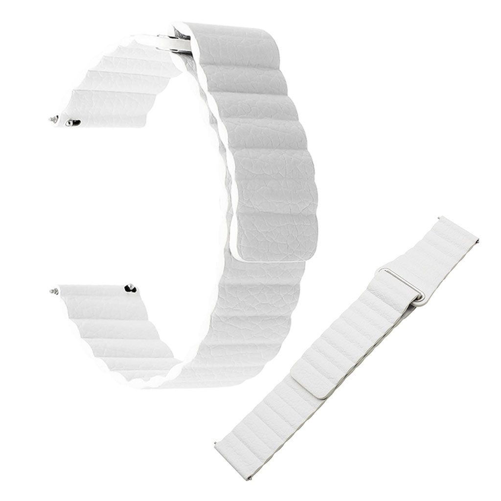 Samsung Gear S3 Classic / Frontier / Huawei Watch GT / genuine leather watch band - White#serie_2