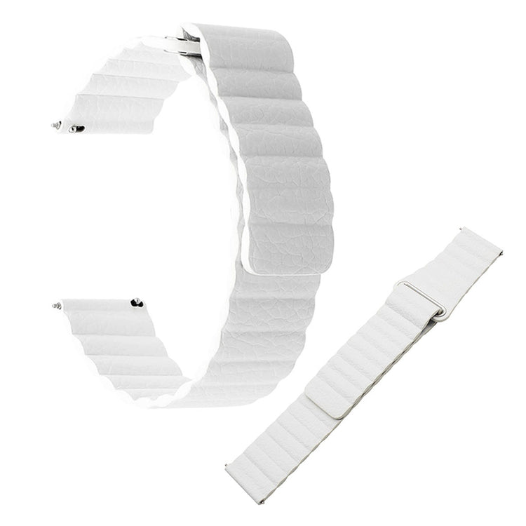 Samsung Gear S3 Classic / Frontier / Huawei Watch GT / genuine leather watch band - White#serie_2