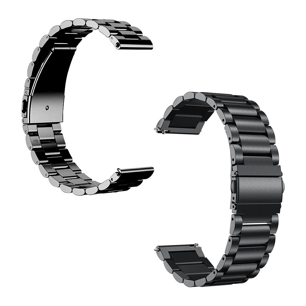 Ticwatch / Samsung Gear S3 Classic / Huawei Watch GT stainless steel watch band - Black#serie_1