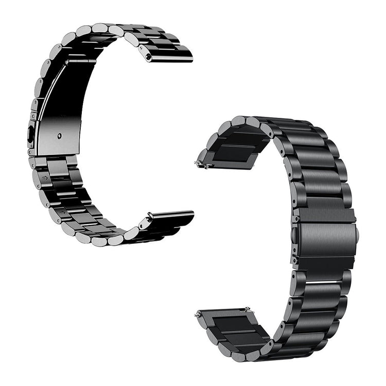 Ticwatch / Samsung Gear S3 Classic / Huawei Watch GT stainless steel watch band - Black#serie_1