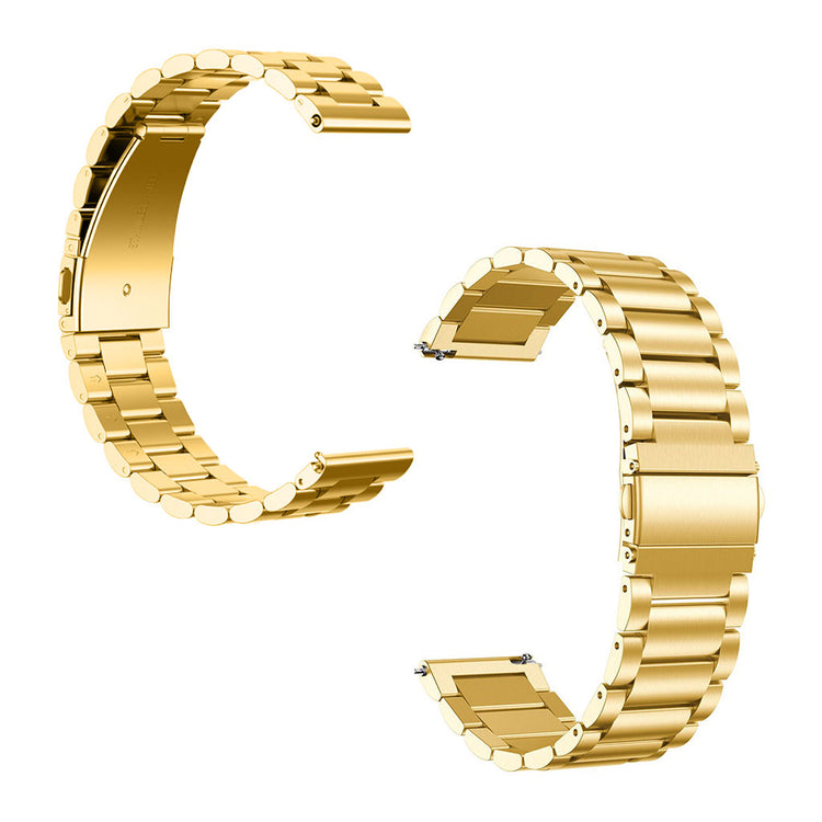 Ticwatch / Samsung Gear S3 Classic / Huawei Watch GT stainless steel watch band - Gold#serie_2