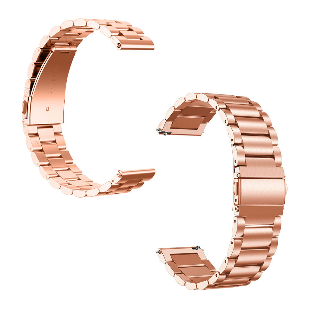 Ticwatch / Samsung Gear S3 Classic / Huawei Watch GT stainless steel watch band - Rose Gold#serie_3