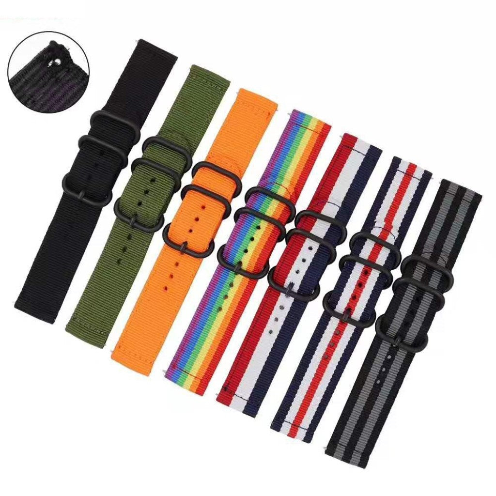Helt vildt komfortabel Universal Nylon Rem - Sort#serie_1