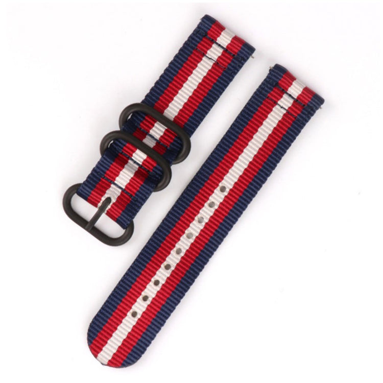 Samsung Galaxy Watch (46mm) / Huawei Watch GT nylon watch band - Blue / Red / White#serie_2