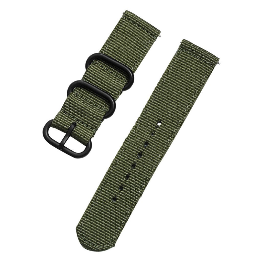 Samsung Galaxy Watch (46mm) / Huawei Watch GT nylon watch band - Green#serie_7