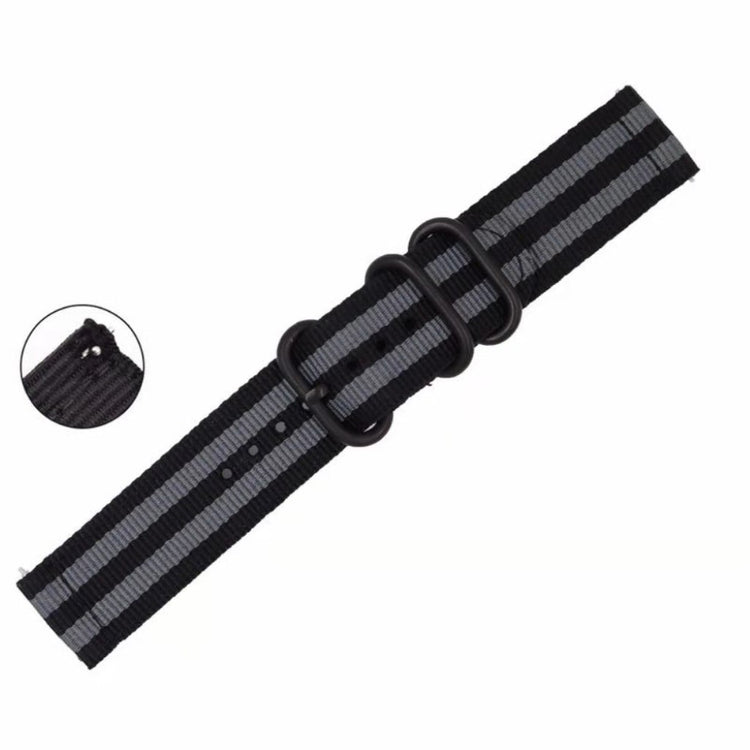 Helt vildt komfortabel Universal Nylon Rem - Sort#serie_8