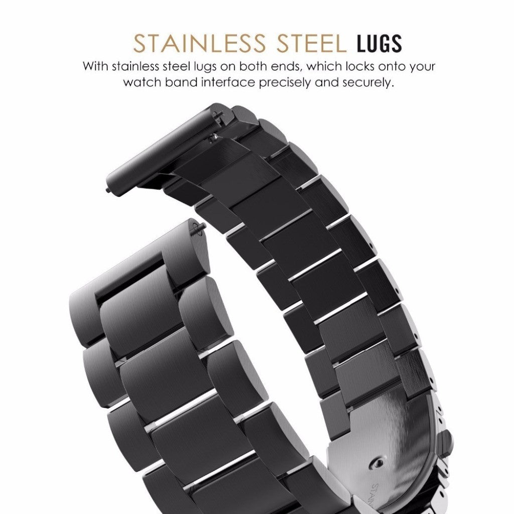 Rigtigt cool Universal Metal Rem - Sort#serie_035