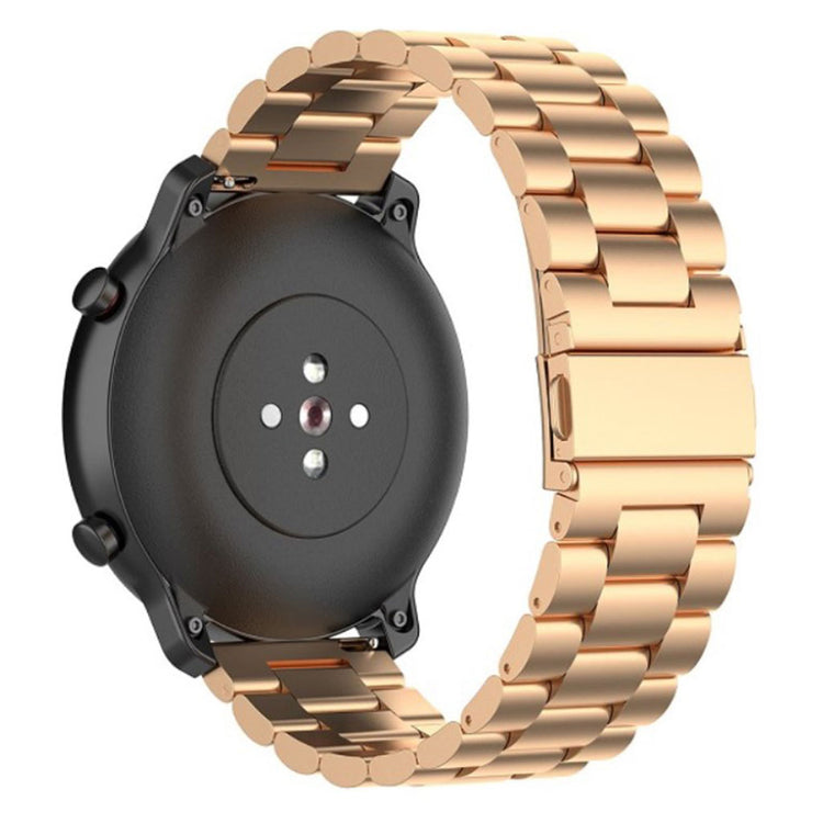 Huawei Watch GT / GT 2 42 / 46mm / Withings Steel HR (40mm) / Garmin Forerunner 245 / 245 Music / Venu / Polar Ignite cool stainless steel watch band - Rose Gold#serie_2