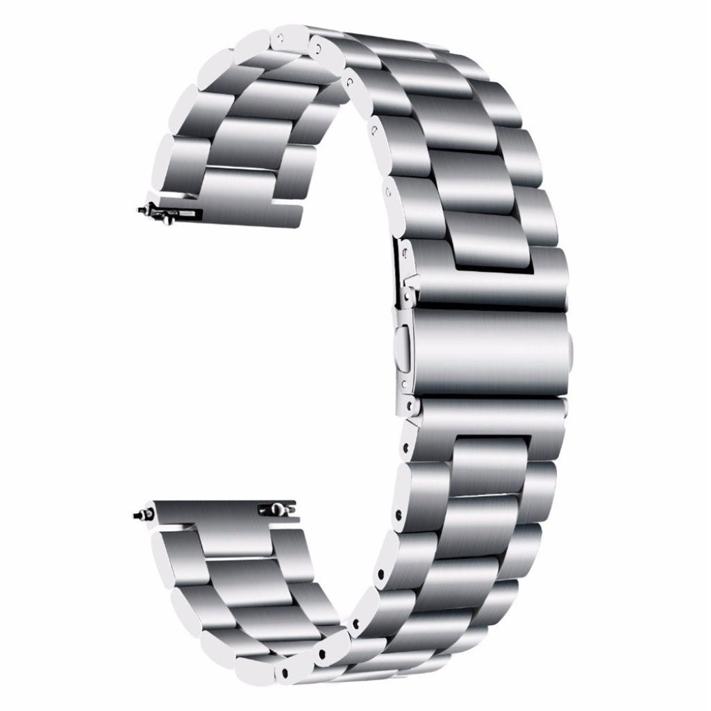 20mm Universal simple silver stainless steel watch strap#serie_1