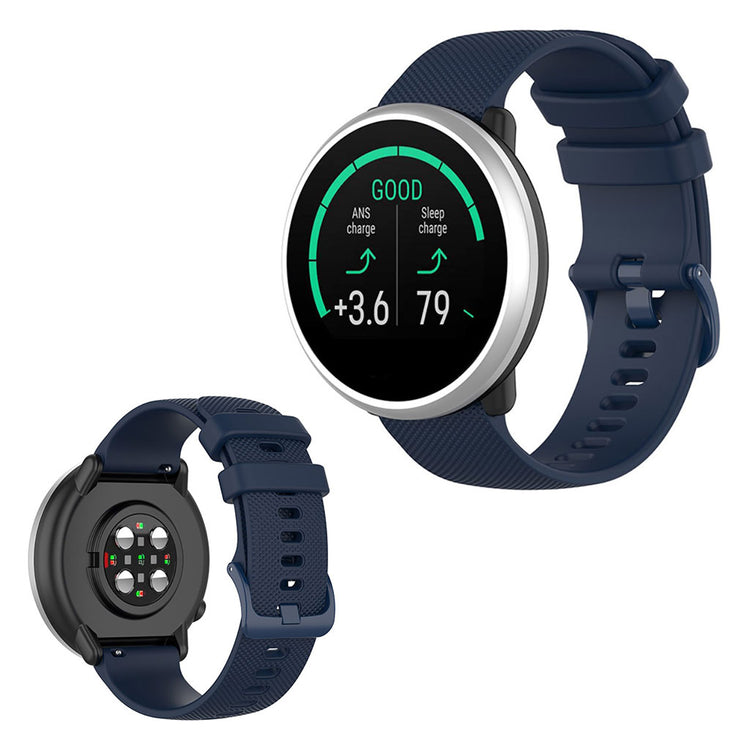 Polar Ignite / Garmin Vivomove 3 silicone watc band - Dark Blue#serie_3