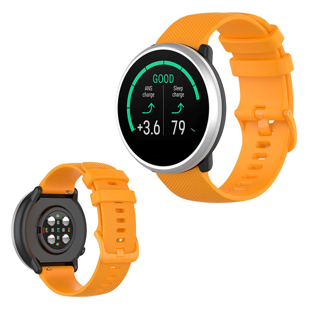 Polar Ignite / Garmin Vivomove 3 silicone watc band - Yellow#serie_4