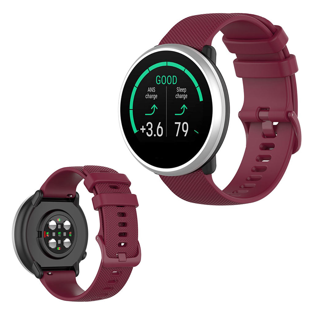 Polar Ignite / Garmin Vivomove 3 silicone watc band - Wine Red#serie_6