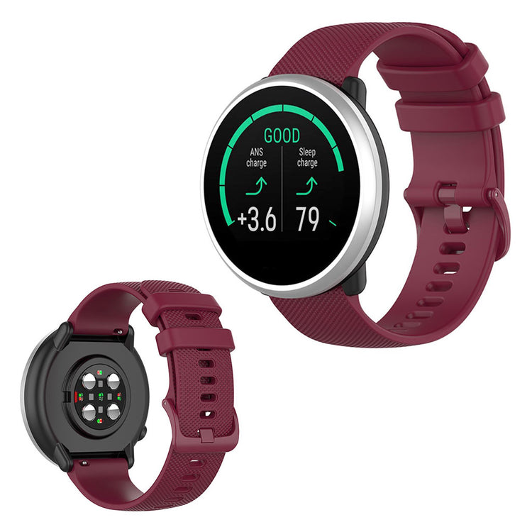 Polar Ignite / Garmin Vivomove 3 silicone watc band - Wine Red#serie_6