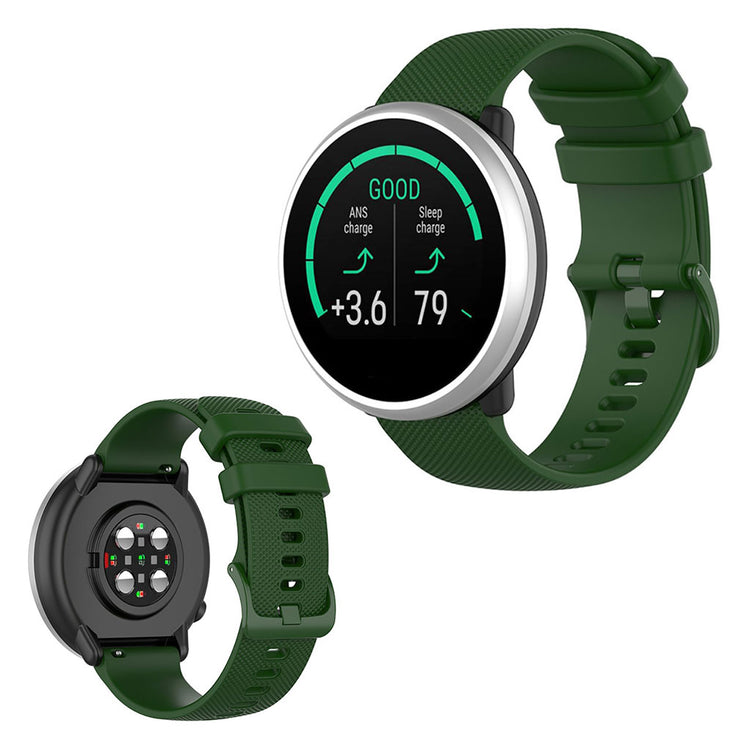 Polar Ignite / Garmin Vivomove 3 silicone watc band - Army Green#serie_7