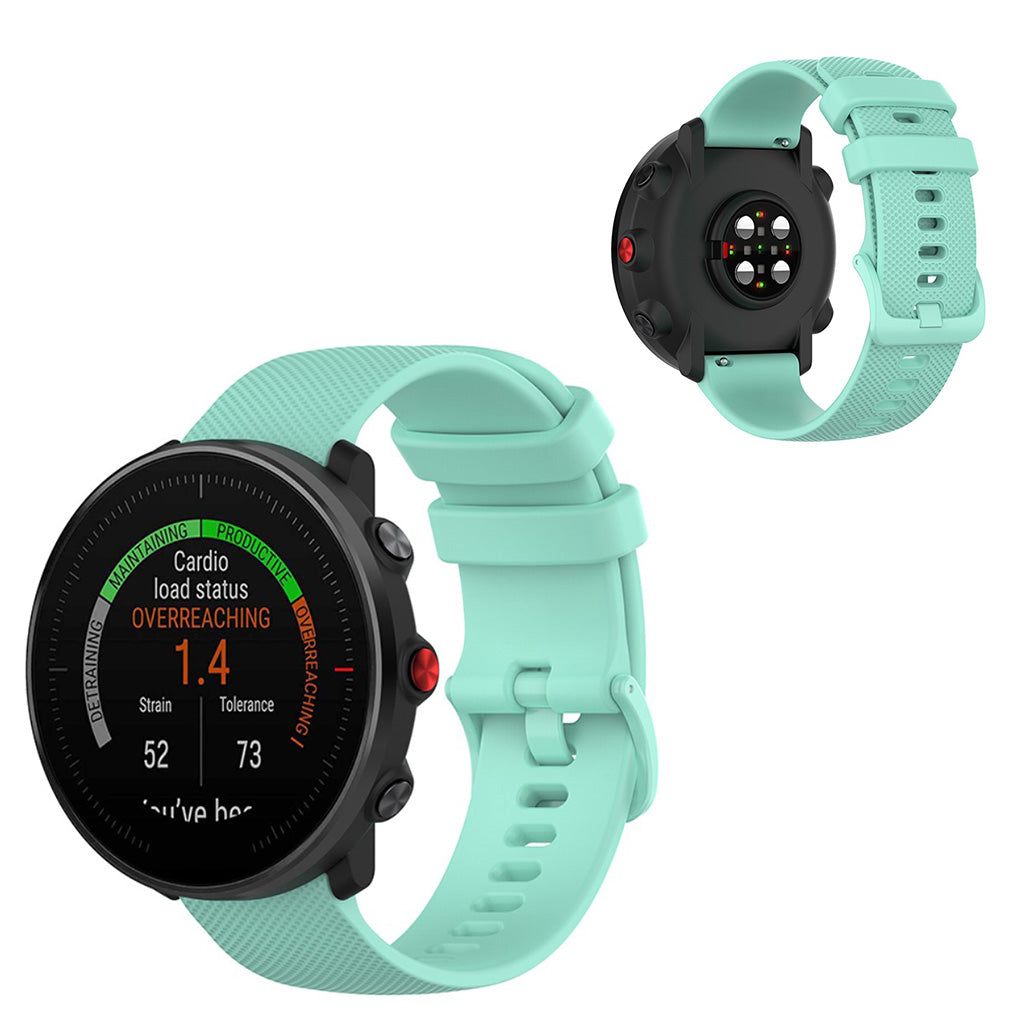 Polar Vantage M / Garmin Vivoactive 4 / Huawei Watch GT silicone watch band - Cyan#serie_10