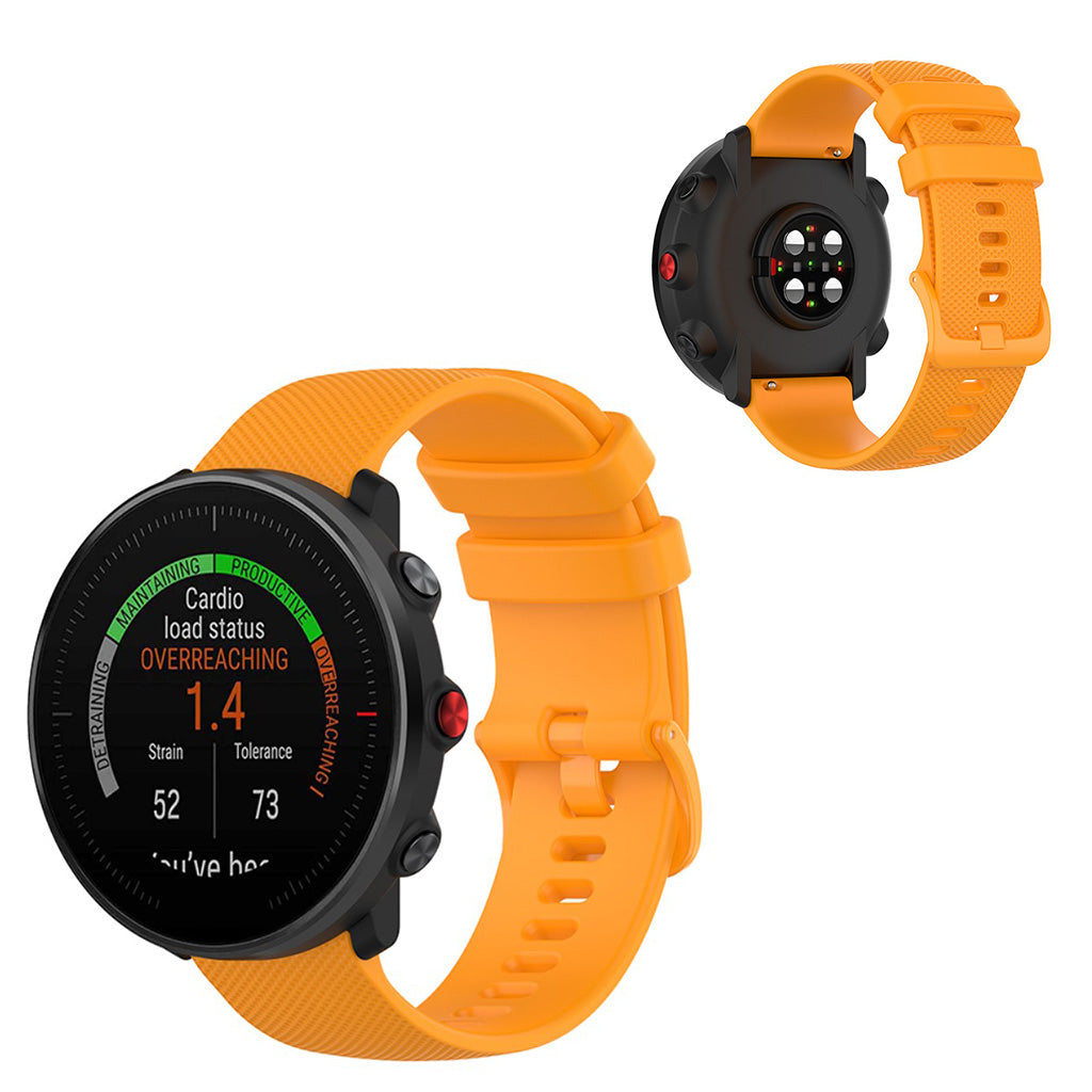 Polar Vantage M / Garmin Vivoactive 4 / Huawei Watch GT silicone watch band - Yellow#serie_4