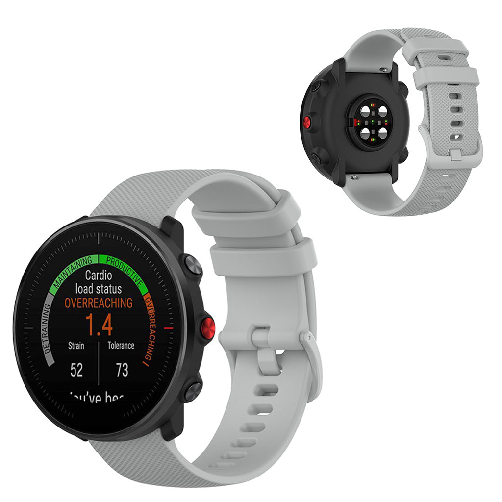 Polar Vantage M / Garmin Vivoactive 4 / Huawei Watch GT silicone watch band - Grey#serie_5