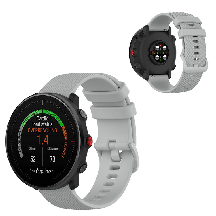 Polar Vantage M / Garmin Vivoactive 4 / Huawei Watch GT silicone watch band - Grey#serie_5
