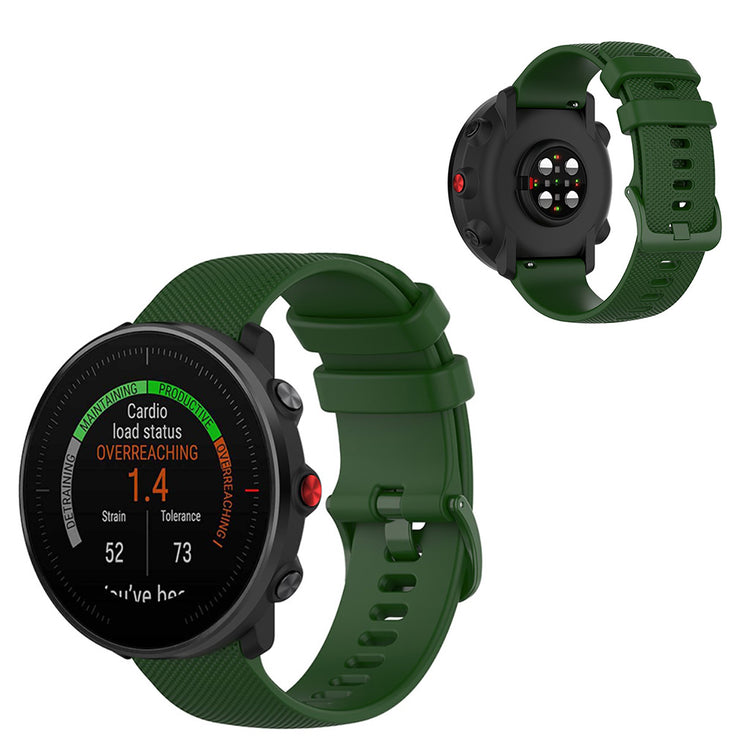 Polar Vantage M / Garmin Vivoactive 4 / Huawei Watch GT silicone watch band - Army Green#serie_7