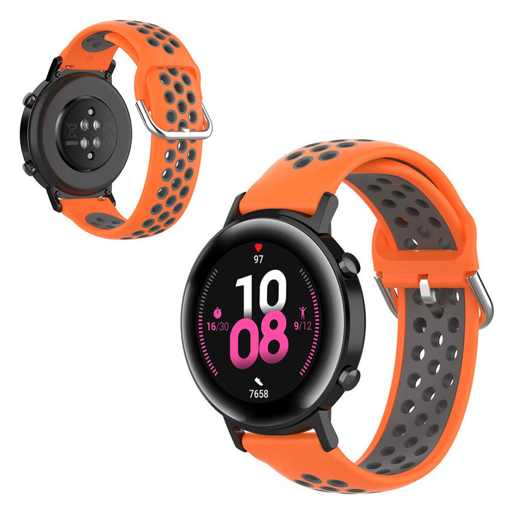 Honor MagicWatch 2 42mm / Huawei Watch GT2 42mm dual color watch band - Orange / Grey#serie_4