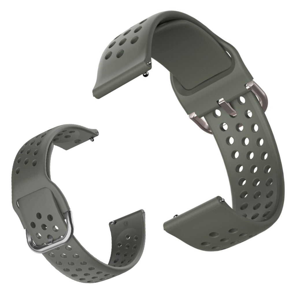 Silicone Watchband for Amazfit Youth and Huawei Watch GT 2 42mm - Grey#serie_3