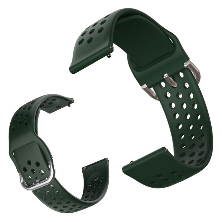 Silicone Watchband for Amazfit Youth and Huawei Watch GT 2 42mm - Army Green#serie_9