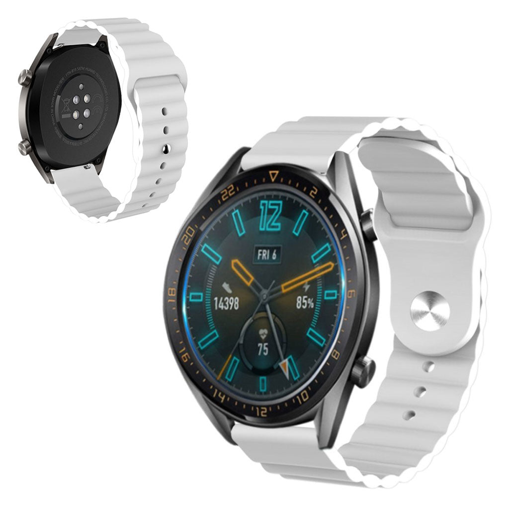Silicone watch band for Huawei and Amazfit - White#serie_2
