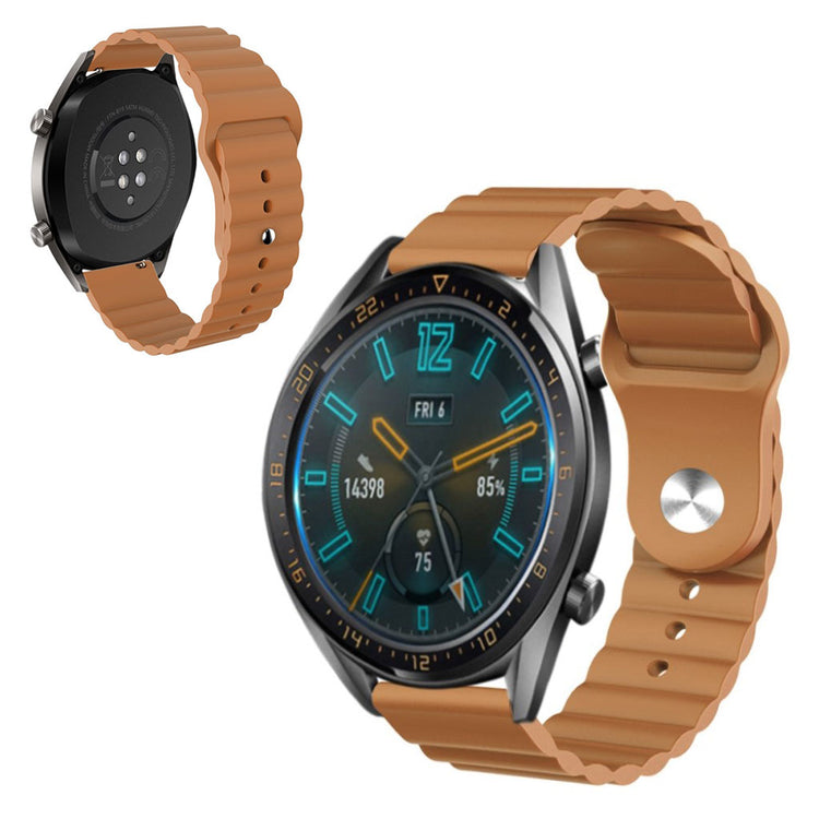 Silicone watch band for Huawei and Amazfit - Brown#serie_4