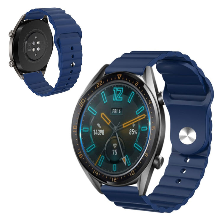Silicone watch band for Huawei and Amazfit - Dark Blue#serie_8