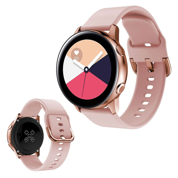 Silicone watch band for Amazfit GTS and Huawei Watch GT 2 42mm - Pink#serie_8