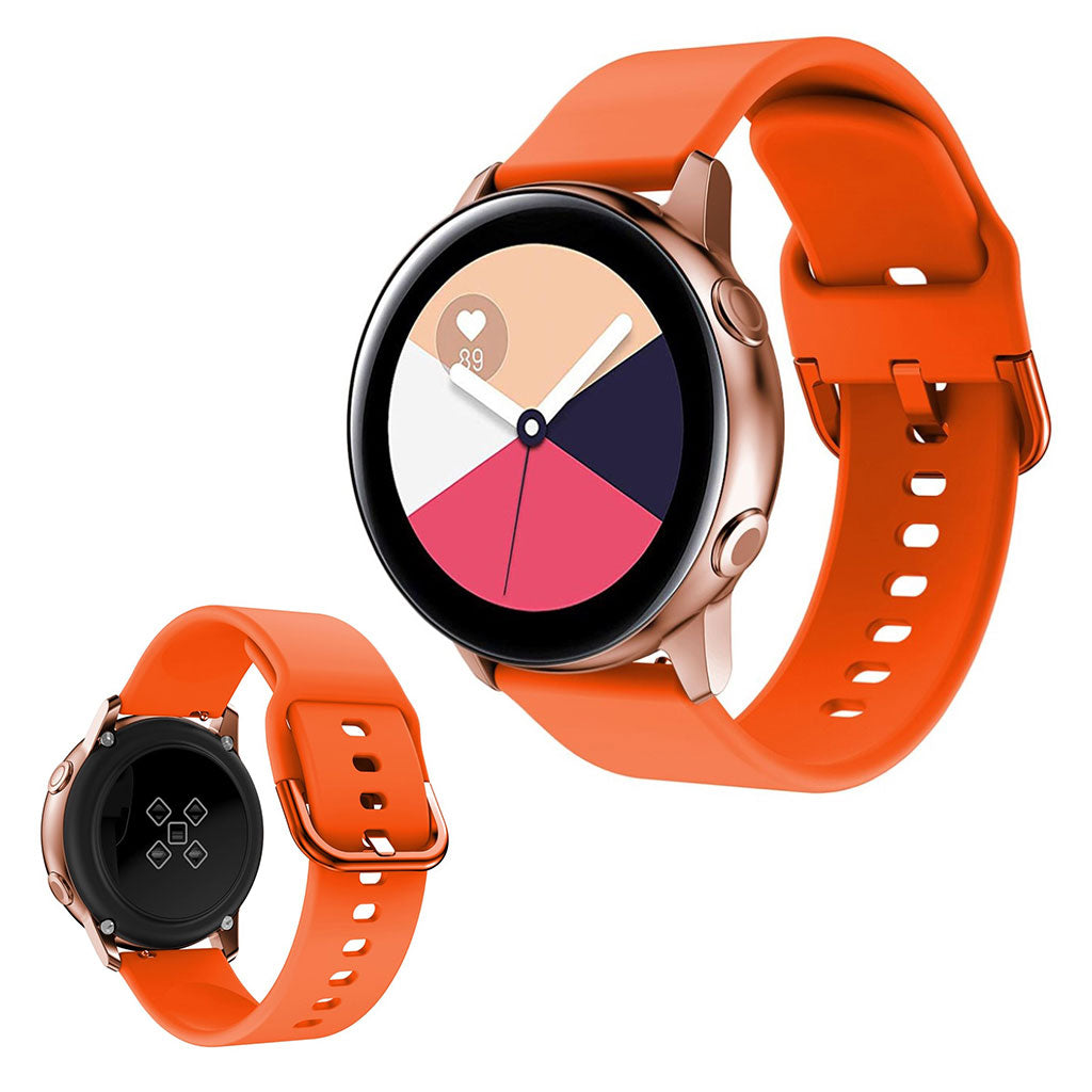Silicone watch band for Amazfit GTS and Huawei Watch GT 2 42mm - Orange#serie_9
