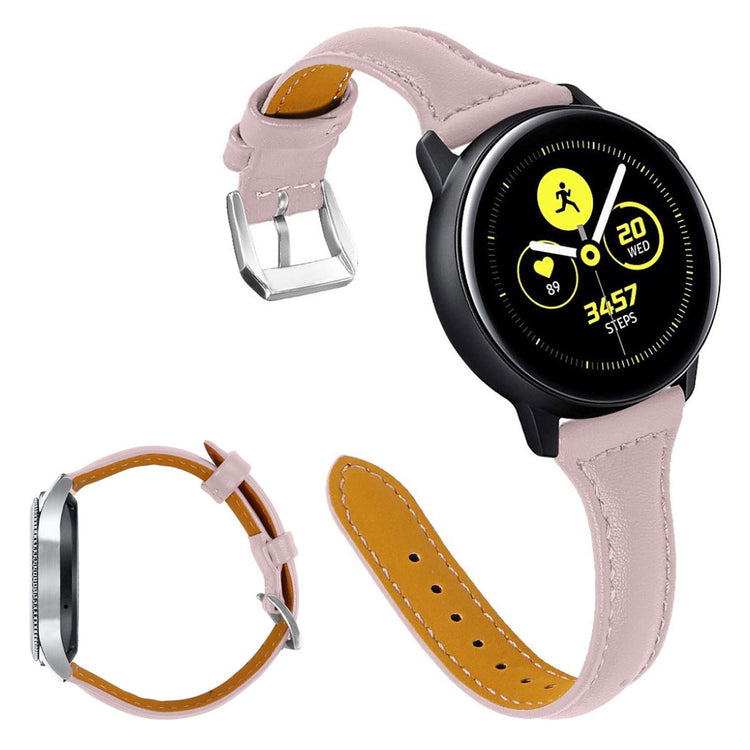 Universal genuine leather watch band - Pink#serie_3