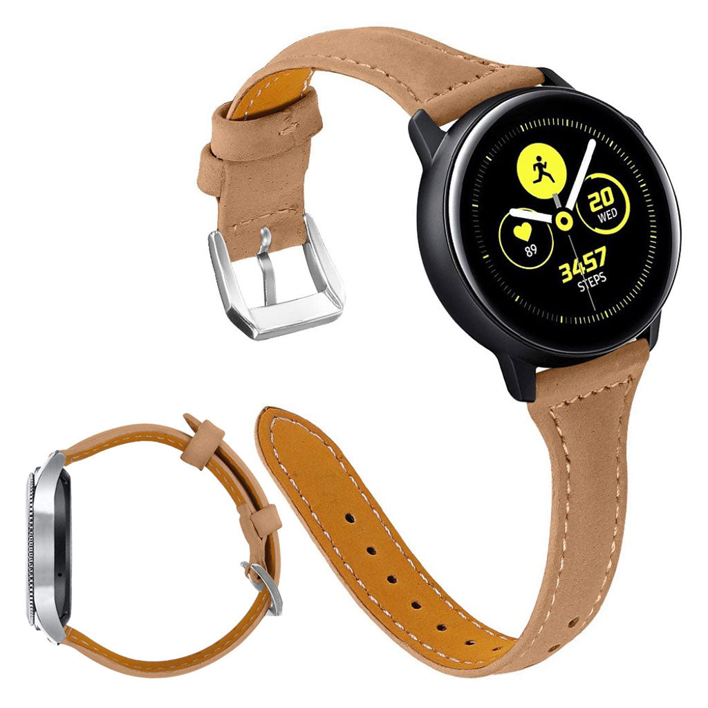 Universal genuine leather watch band - Coffee#serie_4