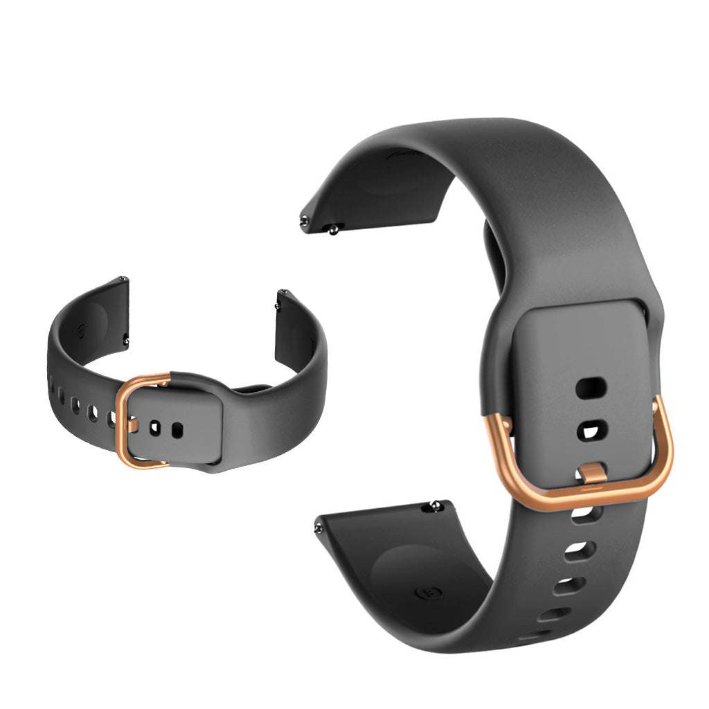 Silicone watch band for Samsung and Garmin watch - Black#serie_1