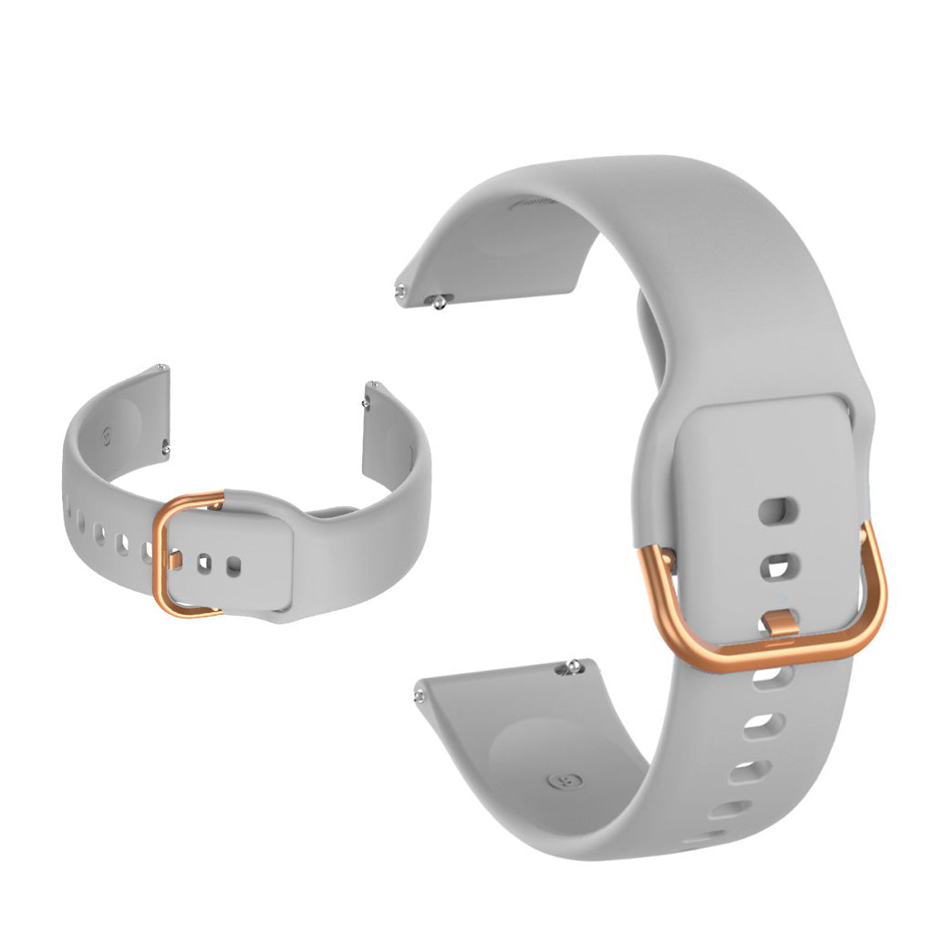 Silicone watch band for Samsung and Garmin watch - Grey#serie_10