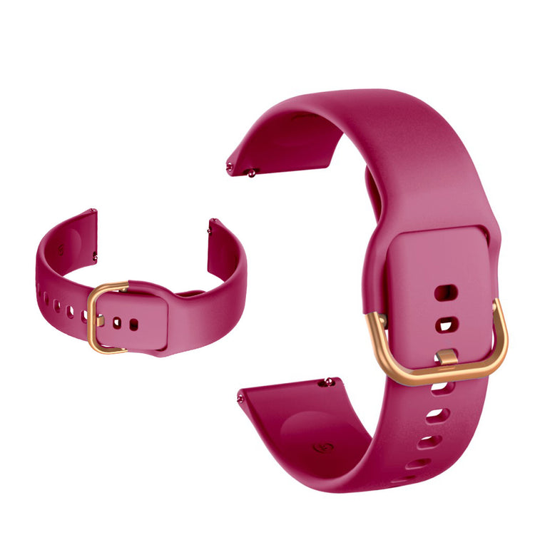 Silicone watch band for Samsung and Garmin watch - Wine Red#serie_3