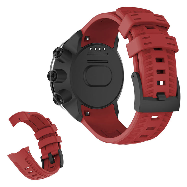 Silicone watch band for Suunto devices - Red#serie_3