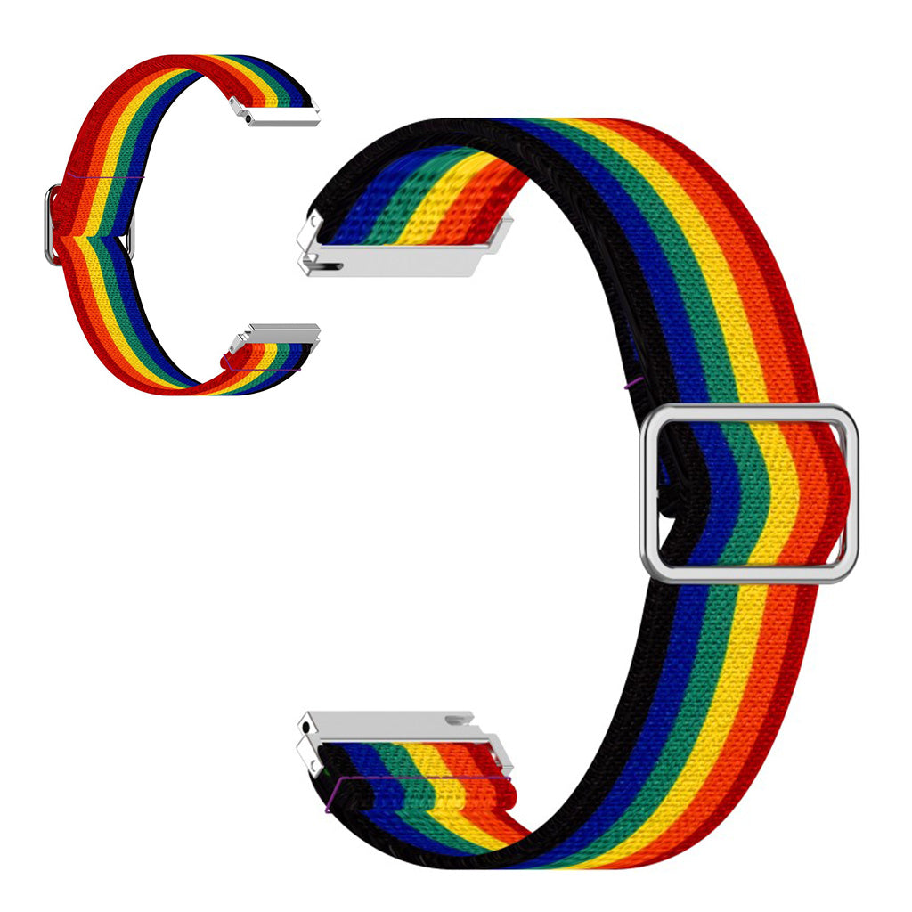 20mm Universal pattern printing nylon watch band - Rainbow#serie_2