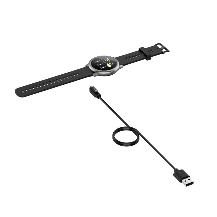 100cm Universal Smartwatch  Magnetisk  USB Opladningskabel - Sort#serie_105