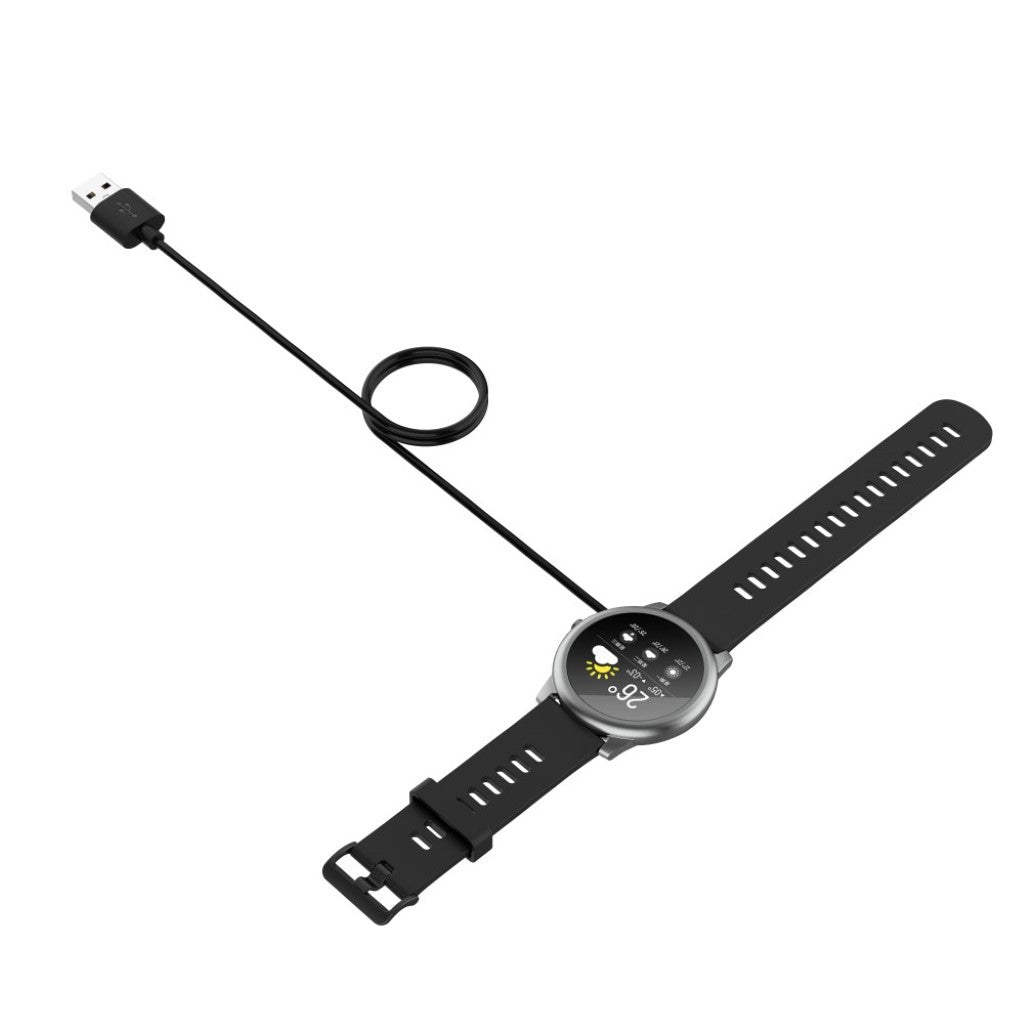 100cm Universal Smartwatch  Magnetisk  USB Opladningskabel - Sort#serie_105