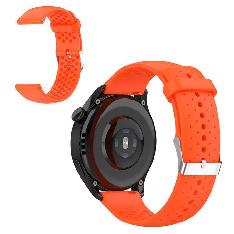 22mm Universal silicone adjustable watch strap - Orange#serie_1