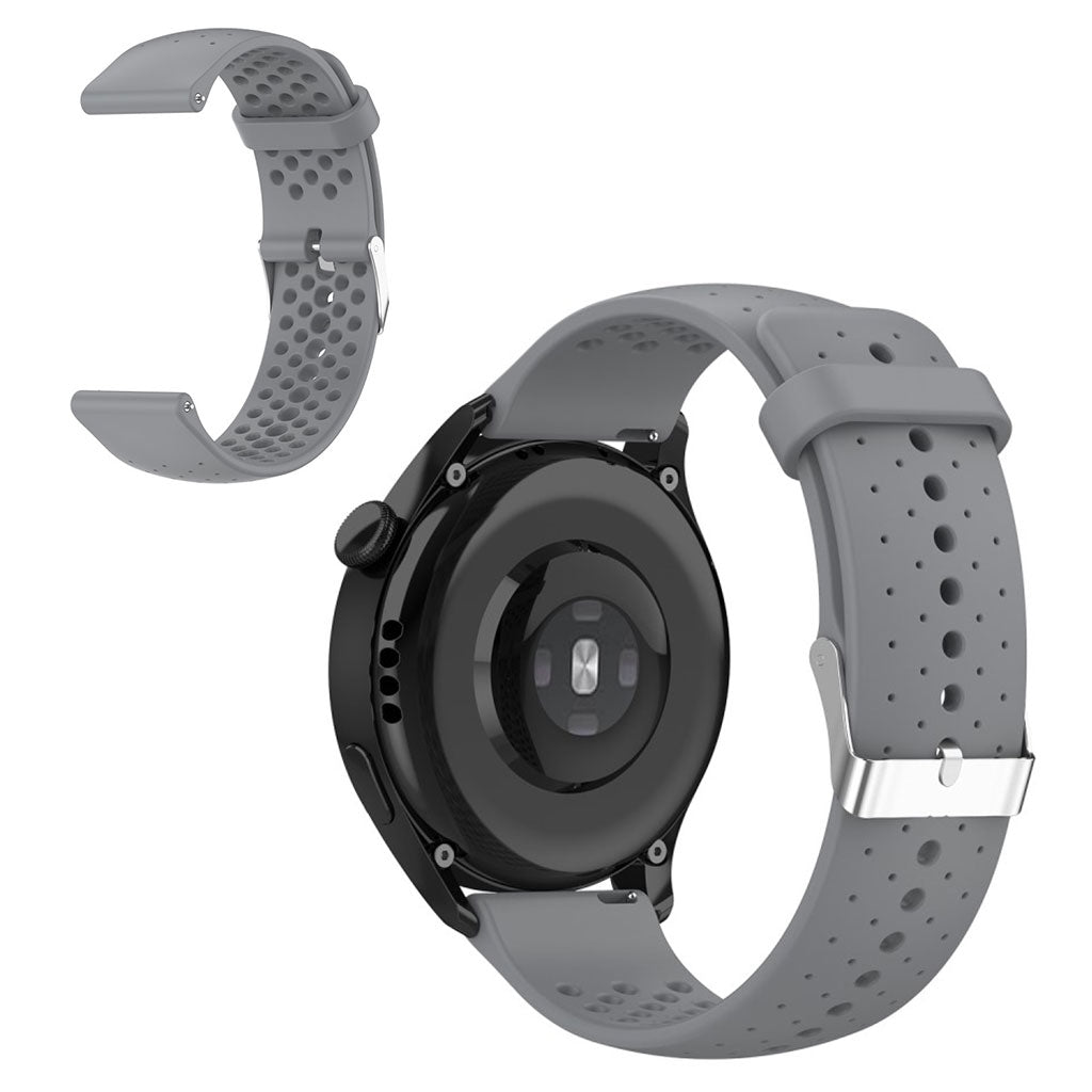 22mm Universal silicone adjustable watch strap - Grey#serie_6